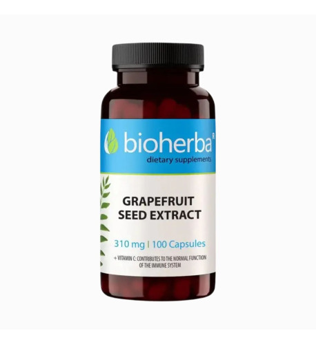 Extrakt z grapefruitových jadier 310 mg – 100 kapsúl – Bioherba Extrakt z grapefruitových jadier 310 mg – 100 kapsúl – Bioherba