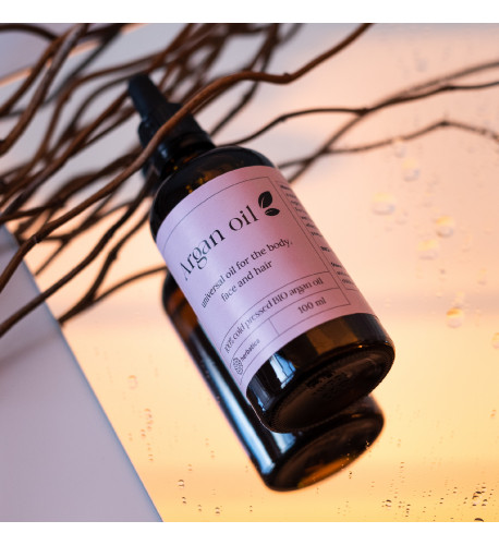 Arganový olej 100% BIO prírodný, za studena lisovaný -  Objem: 100 ml