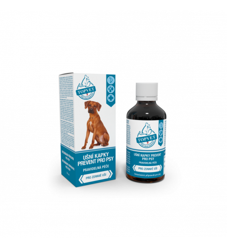 Ušné kvapky Prevent pre psov – 50 ml – Green idea