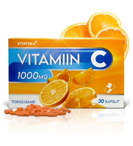 Vitamín C 1000 mg – 30 kapsúl – Vitateka