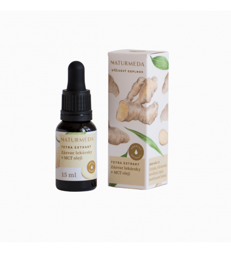 Zázvor lekársky – Tetra bylinný extrakt – 15 ml – Naturmeda