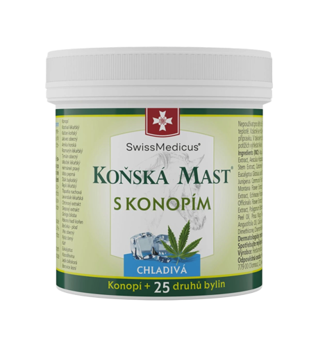 Konská masť s konope chladivá - 75 ml - SwissMedicus