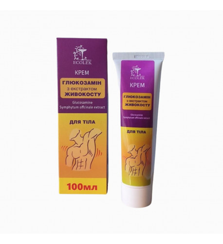 Telový krém s glukozamínom a s extraktom z kostihoja - 100 ml - Ecolek