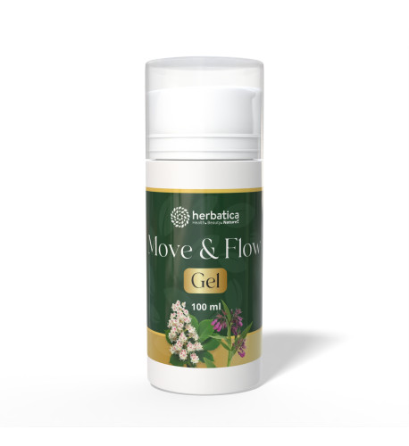 Move & Flow Gel – kostihojovo‑pagaštanový gél – 100 ml