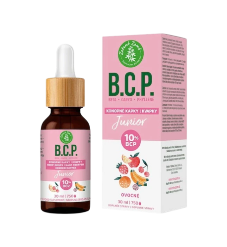 Konopné kvapky s BCP Junior - 30 ml - Zelená Země