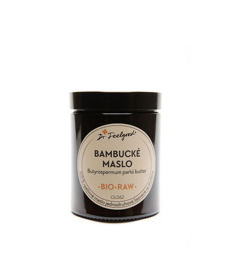 Bambucké maslo BIO RAW - 180 ml - Dr. Feelgood