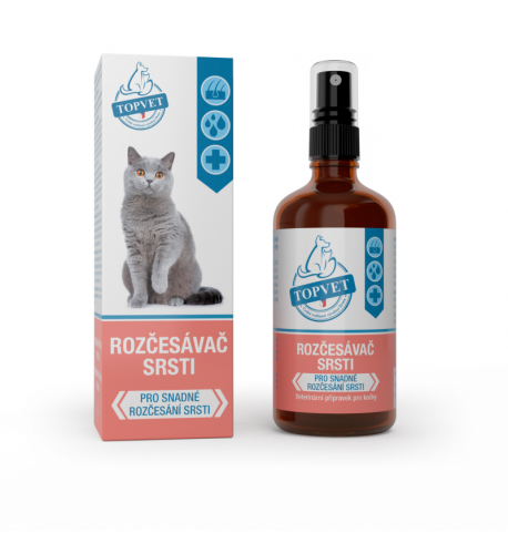 Rozčesávač srsti pre mačky 100 ml - Green idea