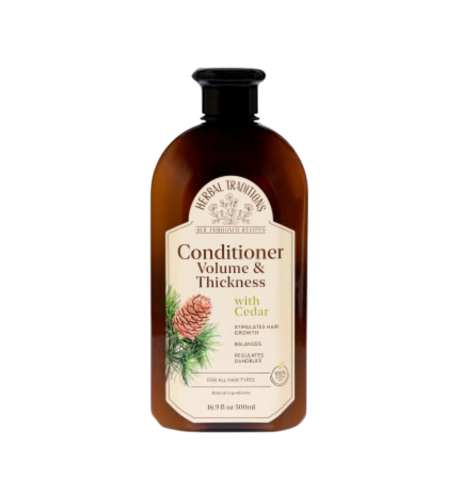 Kondicionér na vlasy s cédrom pre objem a pevnosť vlasov - 500 ml - Herbal Traditions Kondicionér na vlasy s cédrom pre objem a pevnosť vlasov - 500 ml - Herbal Traditions