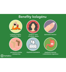 Bioaktívny kolagén s peptidmi a vitamínmi pre krásu, nechty, vlasy a pokožku - 300g  Príchuť: Jahoda