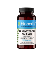 Testosterónové kapsuly pre mužov s macou a tribulusom - 100 kapsúl - Bioherba