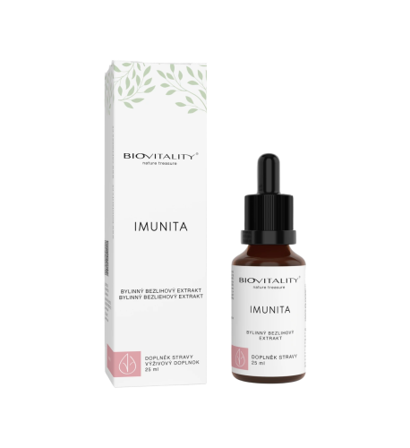 Imunita – bezalkoholová tinktúra – kvapky 25 ml – Green idea