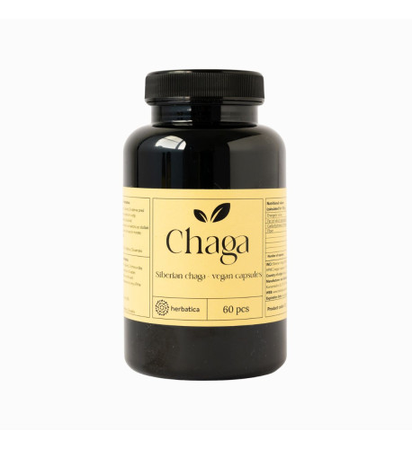 Čaga sibírska - 60 vegánskych kapsúl (300mg/ kapsula)