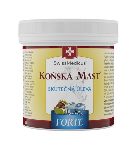 Konská masť FORTE chladivá - 500 ml - SwissMedicus Konská masť FORTE chladivá - 500 ml - SwissMedicus
