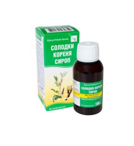 Sirup zo sladkého drievka proti kašľu a zachrípnutiu - 100g - Ternopharm