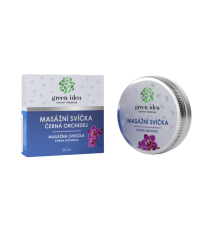 Masážna sviečka – čierna orchidea 30 ml – Green idea Masážna sviečka – čierna orchidea 30 ml – Green idea
