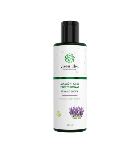 Levanduľový masážny olej 200 ml – Green idea