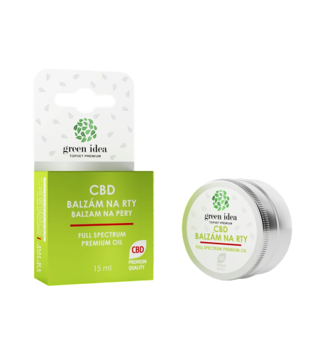 CBD balzam na pery 15 ml - Green idea CBD balzam na pery 15 ml - Green idea