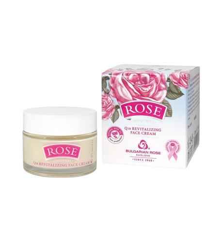 ROSE ORIGINAL Q10 revitalizačný pleťový krém 50 ml - Bulgarian Rose Karlovo