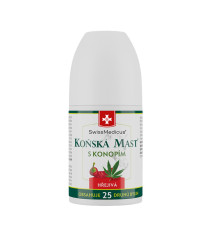 Konská masť s konope hrejivá ROLL-ON - 90 ml - SwissMedicus