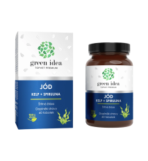 Jód – kelp + spirulina – kapsuly 60 ks – Green idea