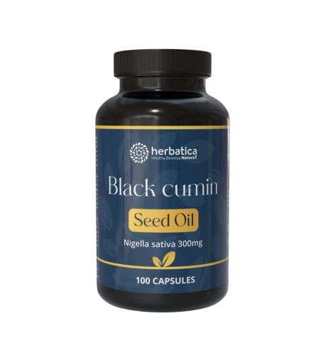 Olej zo semien čiernej rasce (Nigella sativa) v kapsulách /300 mg - 100 kapsúl