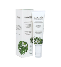 Nočný pleťový krém/maska spevňujúci Organic Cannabis - 50ml - Ecolatier Nočný pleťový krém/maska spevňujúci Organic Cannabis - 50ml - Ecolatier