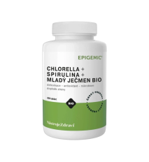 Chlorella+Spirulina+Mladý Ječmen BIO - 800 tabliet - Epigemic®