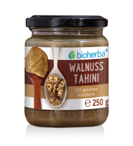 Tahini z vlašských orechov 100 % - 250 g - Bioherba