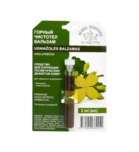 Horský lastovičník čistoteľ - elixír na bradavice - 3 ml - Herbal Traditions