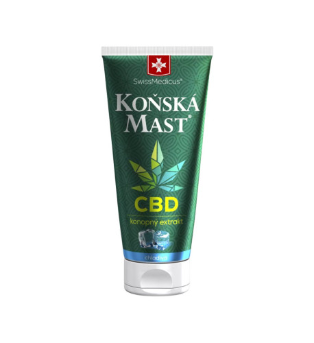 Konská masť s CBD chladivá 200 ml – SwissMedicus