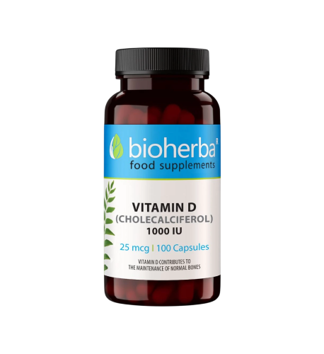 Vitamín D 25 mcg – 100 kapsúl – Bioherba Vitamín D 25 mcg – 100 kapsúl – Bioherba