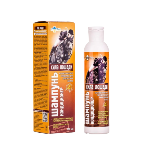 KONSKÁ SILA šampón-kondicionér na posilnenie vlasov - 250 ml - LekoPro