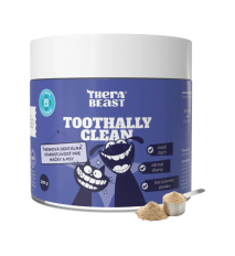 Toothally clean – prášok na zuby a ďasná pre psov a mačky – 200 g – Therabeast Toothally clean – prášok na zuby a ďasná pre psov a mačky – 200 g – Therabeast