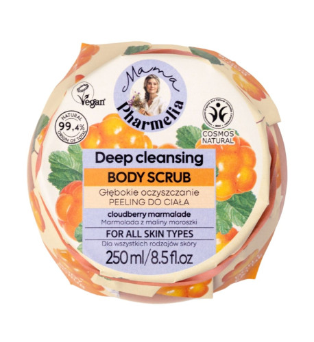 Hĺbkovo čistiaci telový peeling s moruškou - 250 ml - Mama Pharmelia