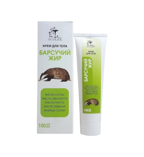 Jazvečia masť (tuk) – telový krém – 100 ml – Ecolek