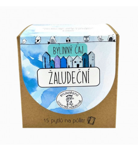Porcovaný bylinný čaj Žalúdočný  - 45g (15x3g)- Bylinářství U Chytré horákyně