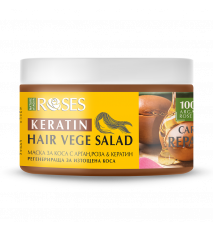 Regeneračná maska na vlasy VEGE SALAD a argánom, ružou a keratínom 350 ml - NATURE OF AGIVA