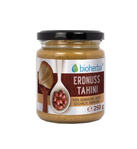 100 % arašidové tahini z mletých nelúpaných jadier – 250 g – Bioherba 100 % arašidové tahini z mletých nelúpaných jadier – 250 g – Bioherba