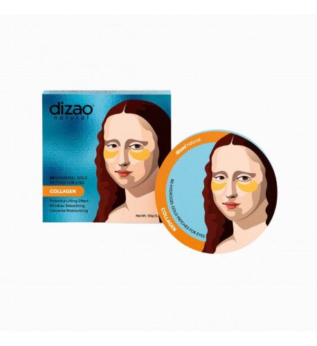 Hydrogélové očné náplasti zlaté s kolagénom - 60ks/90g - Dizao