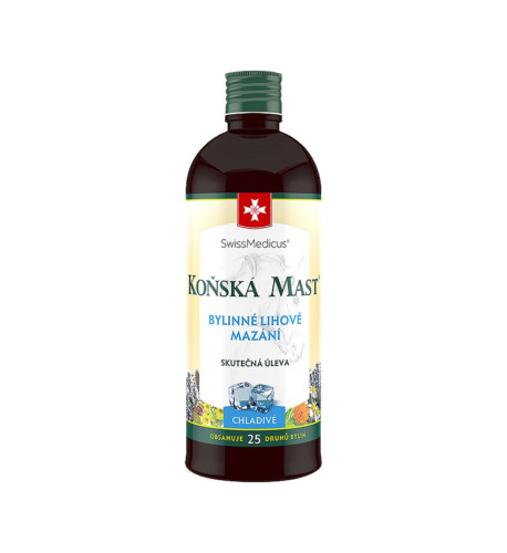 Konská masť - chladivý bylinný balzam - 400 ml - SwissMedicus