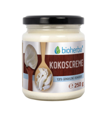 100 % kokosový krém z mletého surového kokosu – 250 g – Bioherba