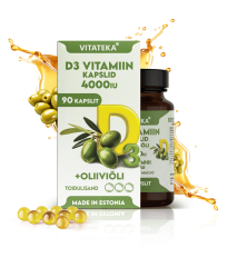 Vitamín D3 4000 IU s olivovým olejom – 90 kapsúl – Vitateka