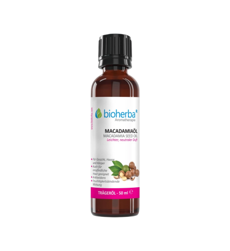 Makadamiový olej – 50 ml – Bioherba Makadamiový olej – 50 ml – Bioherba