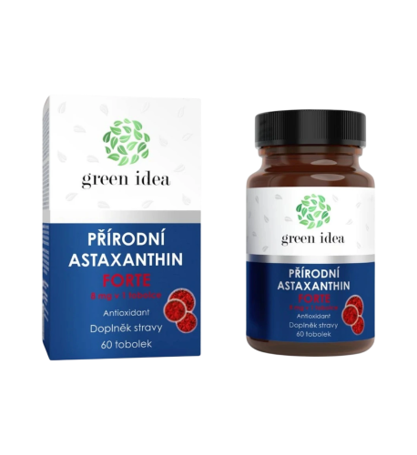 Astaxantín forte 8 mg - 60 kapsúl - Green idea