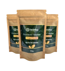 Zvýhodnený set: 3x Prémiová čaga sibírska 100% prášok - 100g Zvýhodnený set: 3x Prémiová čaga sibírska 100% prášok - 100g