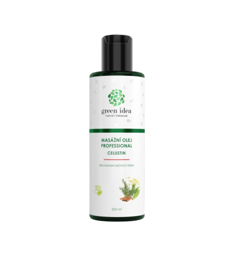 Celustin masážny olej 200 ml - Green idea