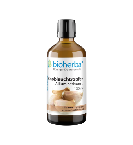 Cesnak kvapky – tinktúra – 100 ml – Bioherba