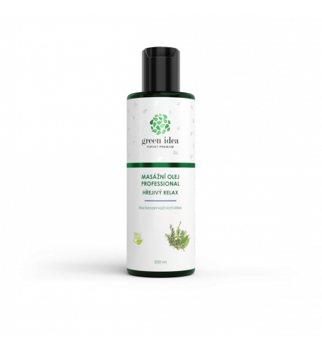 Hrejivý relax – masážny olej 200 ml – Green idea