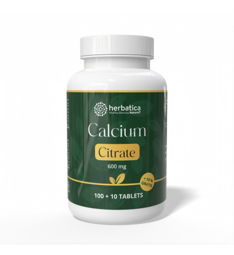 Vápnik Citrát 600 mg - 110 tabliet