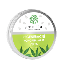 Konopná regeneračná masť 70 % 100 ml - Green idea Konopná regeneračná masť 70 % 100 ml - Green idea